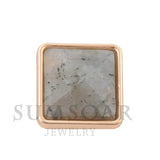 Natural Wishing Stones Charms for Leather Mesh Bracelet 10pcs/lot