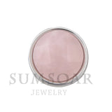 Natural Wishing Stones Charms for Leather Mesh Bracelet 10pcs/lot