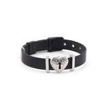 Stainless Steel Slide Charms Bracelet Set with Stops