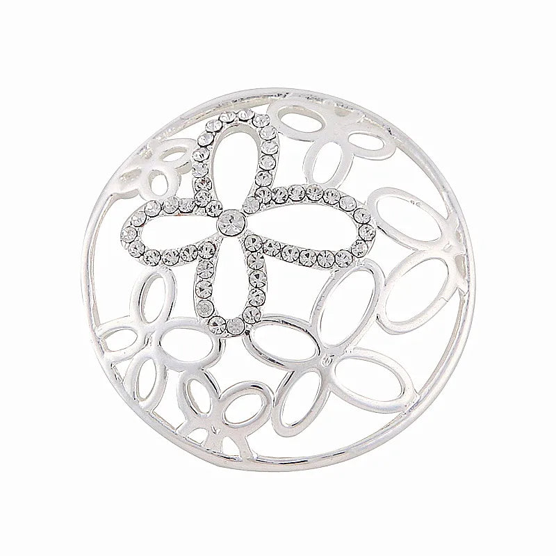 Butterfly Flower 3D Coin Holder Pendant 5pcs/lot