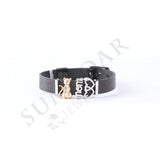 Mom Love Cat Mesh Bracelet Set Stainless Steel Band Bangles Mother's Gift