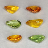 Songea Sapphire Pear Cut Multicolor 5x4mm 1ct