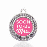 Mrs. Circle Charm Charms DIY Jewelry Necklace/Bracelets/Choker Making