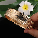 SophiaXuan Hawaiian Jewelry Name Letter Plated Bracelets