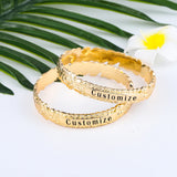 Hawaiian Plumeria Flower Bangle Bracelet
