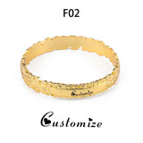 Hawaiian Plumeria Flower Bangle Bracelet