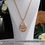 SophiaXuan Name Necklace Pendant With Letter Drop Necklaces for Women Girl