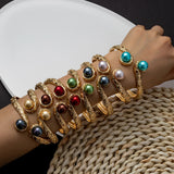 Hawaiian Plated Cuff Bracelet for Party