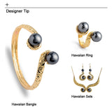 Hawaiian Plated Cuff Bracelet for Party