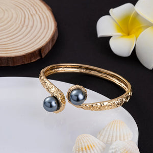 Hawaiian Plated Cuff Bracelet for Party