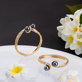 Hawaiian Plated Cuff Bracelet for Party