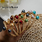 Hawaiian Plated Cuff Bracelet for Party