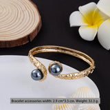 Hawaiian Plated Cuff Bracelet for Party