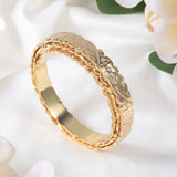 Sophiaxuan Hawaiian Bangle Women Stainless Steel Jewelry