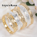 Sophiaxuan Hawaiian Bangle Women Stainless Steel Jewelry