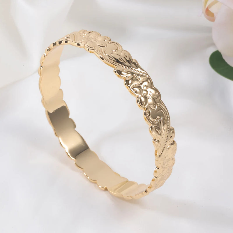 Sophiaxuan Hawaiian Bangle Women Stainless Steel Jewelry