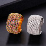 Soramoore Cubic Zirconia Rings for Women Bridal Engagement Wedding Jewelry