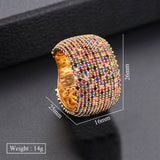 Soramoore Cubic Zirconia Rings for Women Bridal Engagement Wedding Jewelry