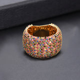 Soramoore Cubic Zirconia Rings for Women Bridal Engagement Wedding Jewelry