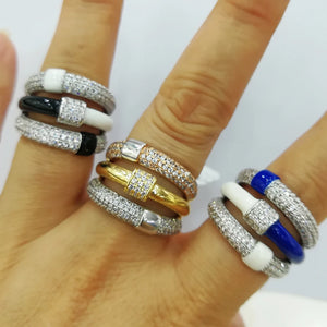Soramoore Bold Statement Ring Cubic Zircon Bohemian Beach Jewelry