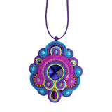 Ethnic Turquoise Pendant Choker Necklace Vintage Boho Jewelry
