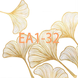 Korean 925 Silver Leaf Earrings Sen Series