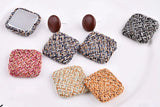Korea Cotton Cloth Button Accessories DIY Earrings Brooch Hair Rope Bag Material