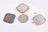 Korea Cotton Cloth Button Accessories DIY Earrings Brooch Hair Rope Bag Material