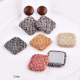 Korea Cotton Cloth Button Accessories DIY Earrings Brooch Hair Rope Bag Material
