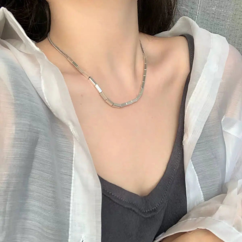 Vintage S925 Silver Bracelet & Necklace Set