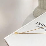 South Korea S925 Sterling Silver Mini Water Drop Necklace Women