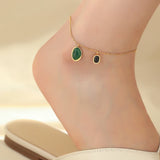 South Korea Summer High Titanium Steel Anklet NO Fade Women Jewelry Anklet