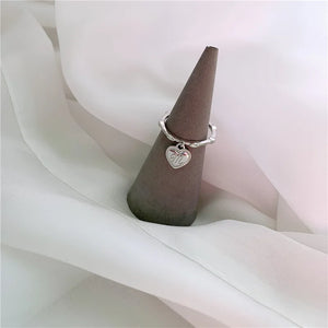 South Korea M Letter Moon Bone Joint Ring Female