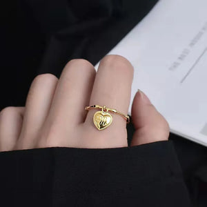 South Korea M Letter Moon Bone Joint Ring Female