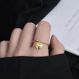 South Korea M Letter Moon Bone Joint Ring Female