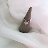 South Korea M Letter Moon Bone Joint Ring Female