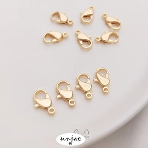 South Korea 912 lobster clasp color-preserving flat spring clasp accessories