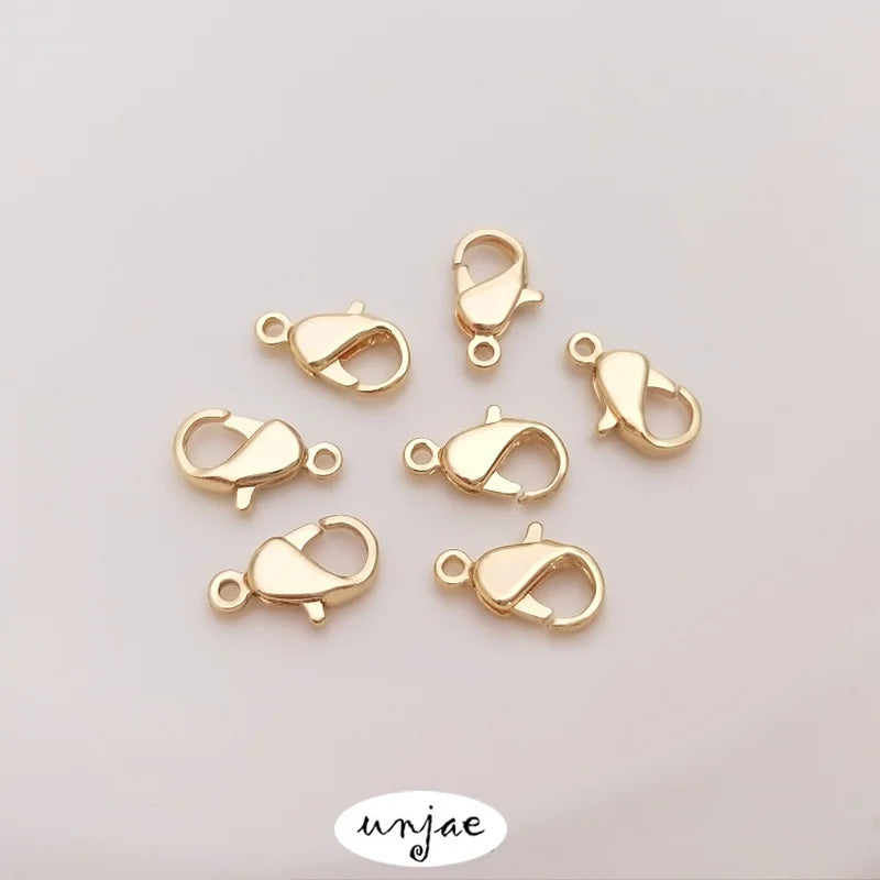 South Korea 912 lobster clasp color-preserving flat spring clasp accessories