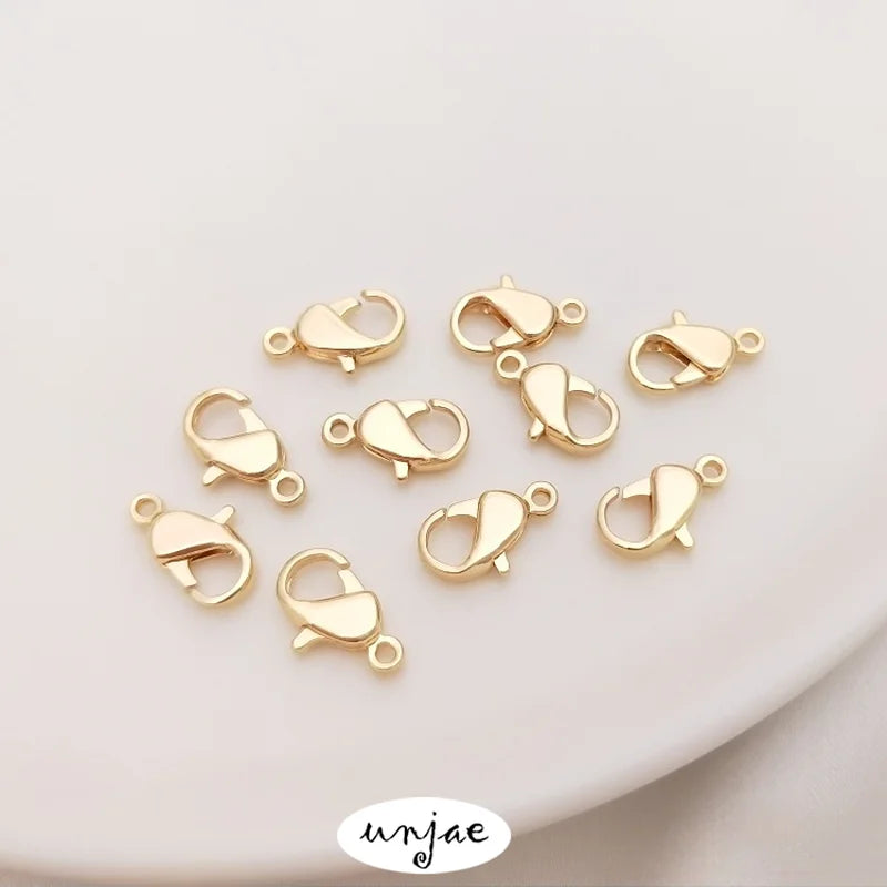 South Korea 912 lobster clasp color-preserving flat spring clasp accessories