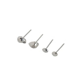 Korean Cold Ear Irregular Stone Earrings 925 Sterling Silver