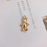 Korean Dongdaemun Hyuna Metal Earrings 4pcs