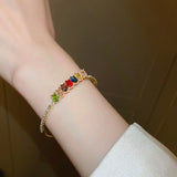 South Korea Oval Opening Bracelet Women's Jewelry