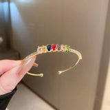 South Korea Oval Opening Bracelet Women's Jewelry