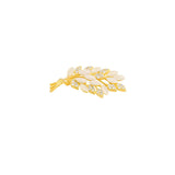 Korean Wheat Ear Opal Brooch Women's Anti-glare Brooch