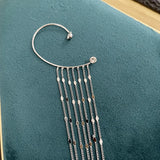 Korean Long Tassel Ear Bone Clip for Women's Prom Party