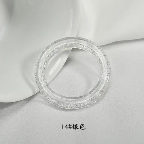 Korean Acrylic Jewelry DIY Pearl Earrings Disco Materials