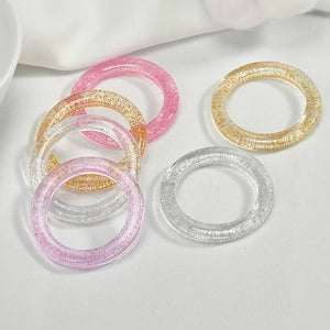 Korean Acrylic Jewelry DIY Pearl Earrings Disco Materials