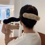 Sweet Plush Rabbit Hair Clip for Women