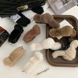 Sweet Plush Rabbit Hair Clip for Women