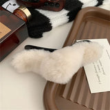 Sweet Plush Rabbit Hair Clip for Women